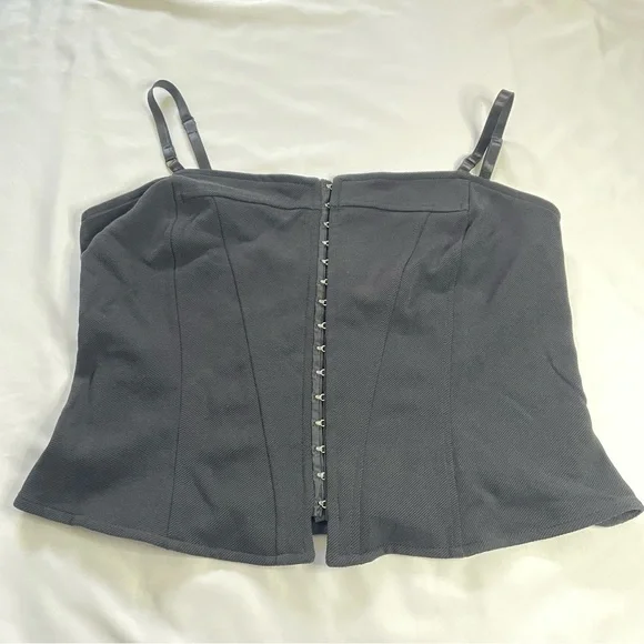 Venezia Stretch Corset Hook and Eye Top - Picture 2 of 12